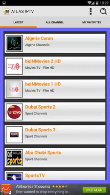 ATLAS IPTV - Stream Live TV android App screenshot 1